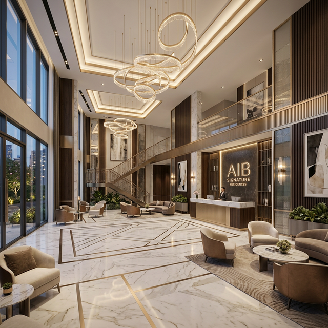 AIB Signature Residences Luxury Lobby